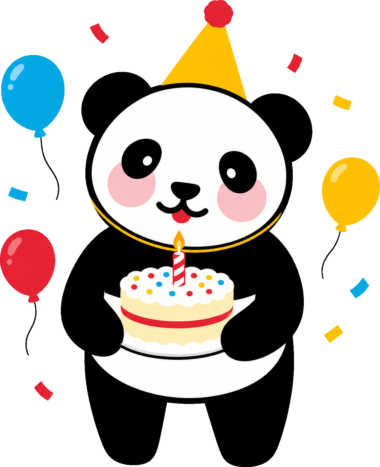 Panda My First Gym z balonami i konfetti — urodziny dla dzieci w Szczecinie